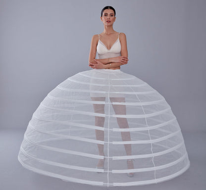 White Petticoat for Costumes and Bridal Gowns, Crinoline