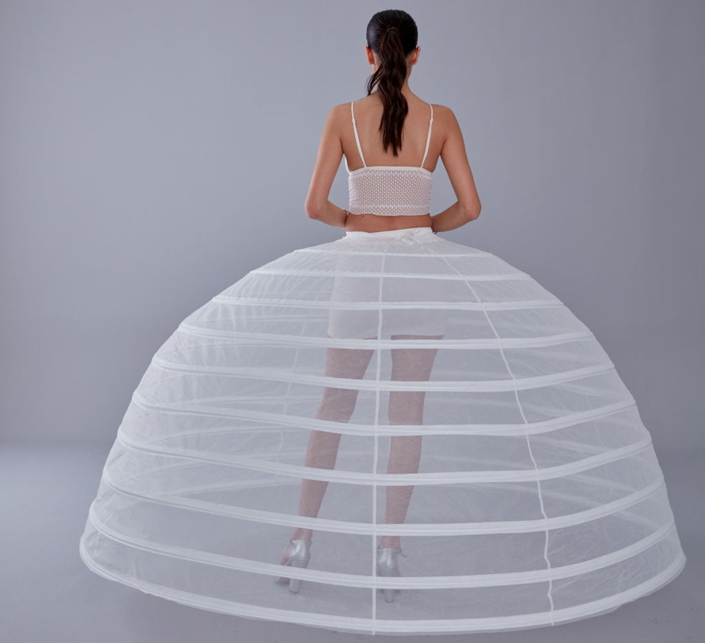 White Petticoat for Costumes and Bridal Gowns, Crinoline