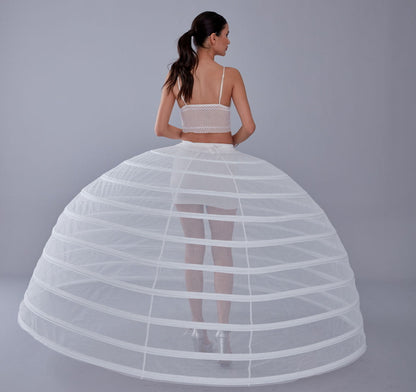 White Petticoat for Costumes and Bridal Gowns, Crinoline