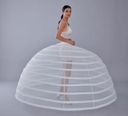 White Petticoat for Costumes and Bridal Gowns, Crinoline