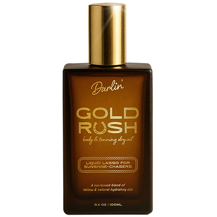 GOLD RUSH Dry Body + Tanning Oil