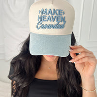 Make Heaven Crowded - Denim Vintage Trucker Hat