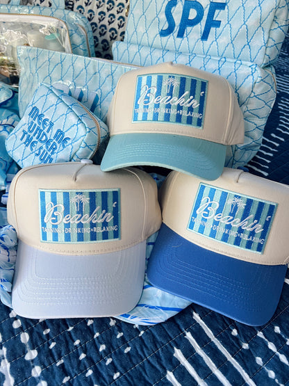 Beachin' - Vintage Trucker Hat