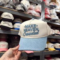 Make Heaven Crowded - Denim Vintage Trucker Hat