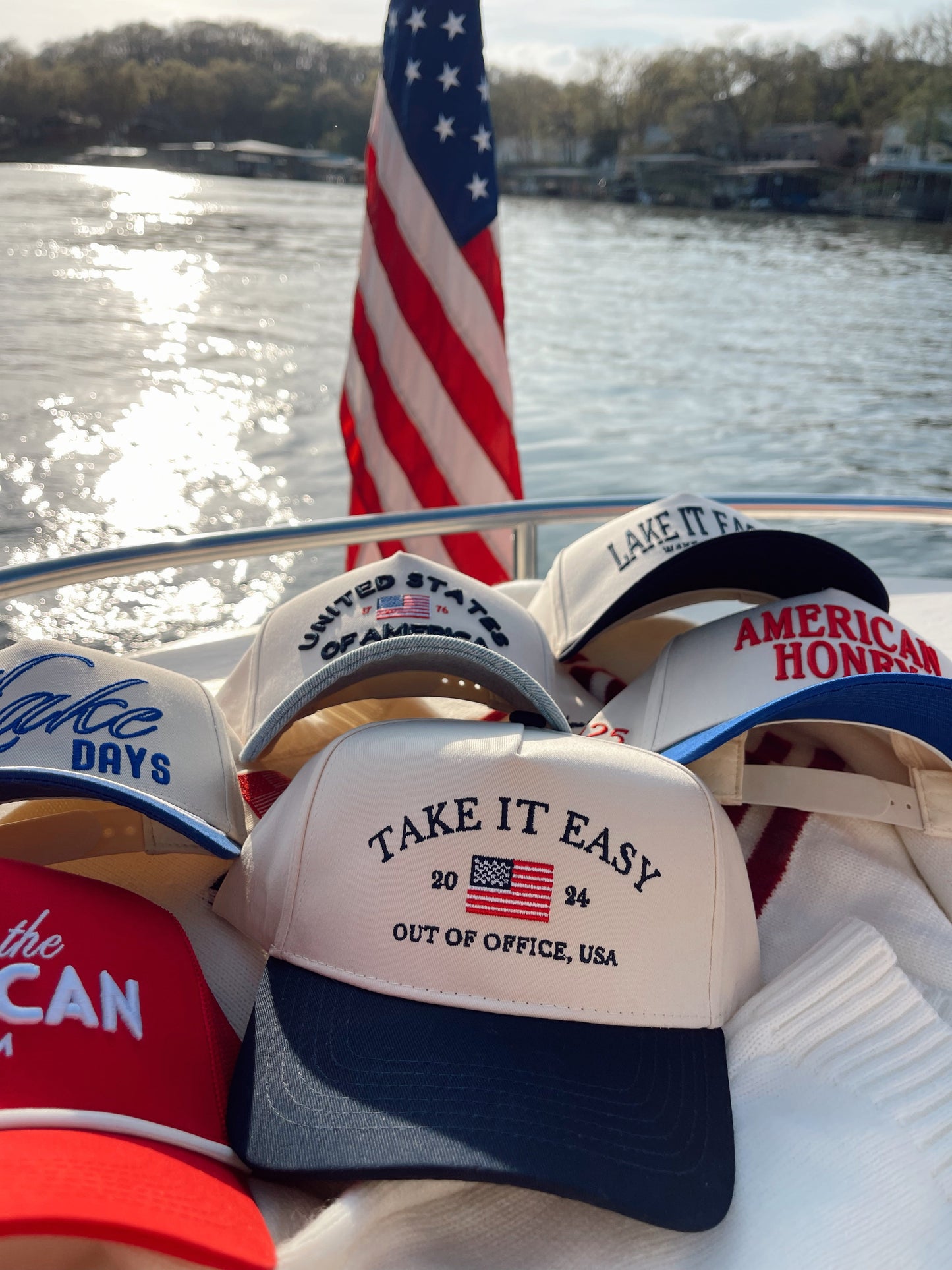 Take it Easy Vintage Trucker Hat