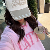 Iced Coffee Connoisseur - Tan Vintage Trucker Hat