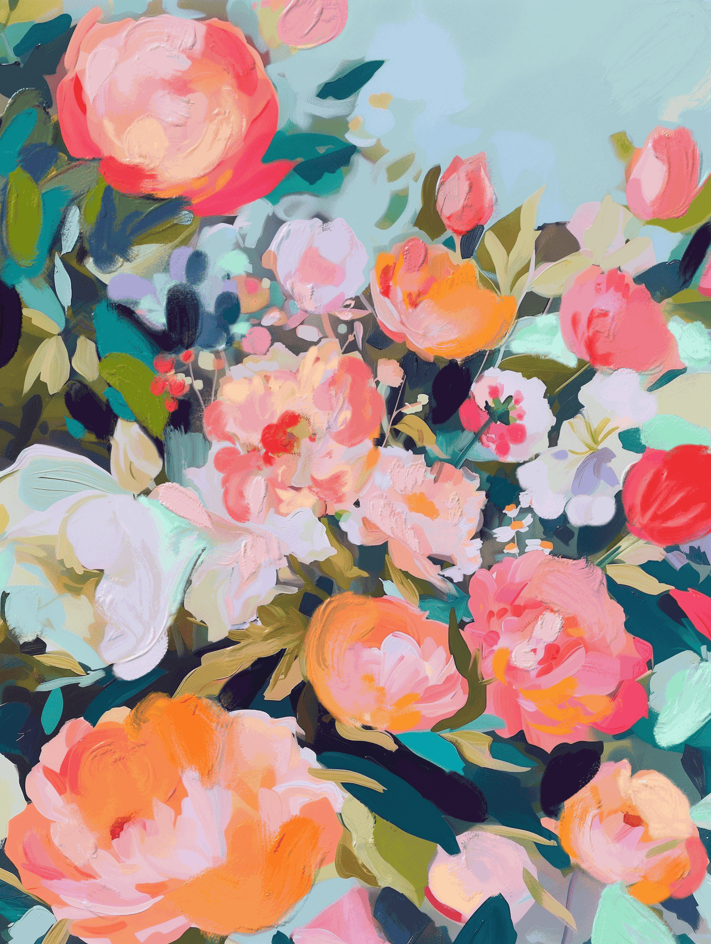 The Garden Wakes Art Print – Fresh & Serene Wall Decor