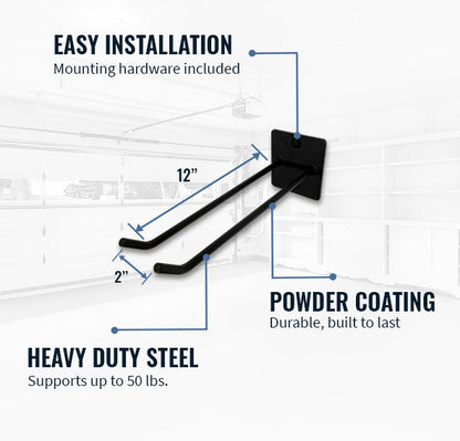 Ladder Storage Wall Hook | Holds 50 lbs