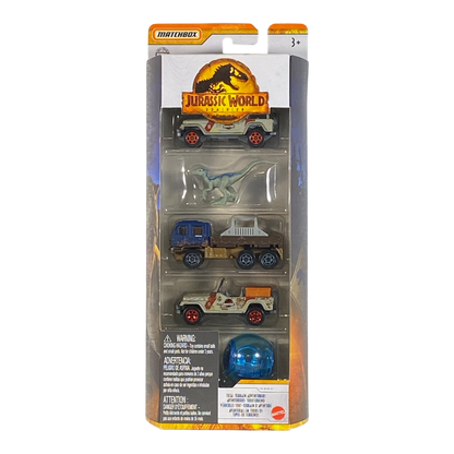 Matchbox Jurassic World Dominion | 5 Pack Edition