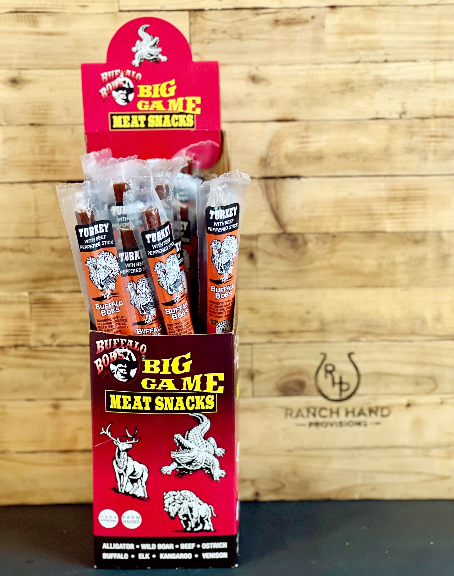 Turkey Jerky Stick — Peppered