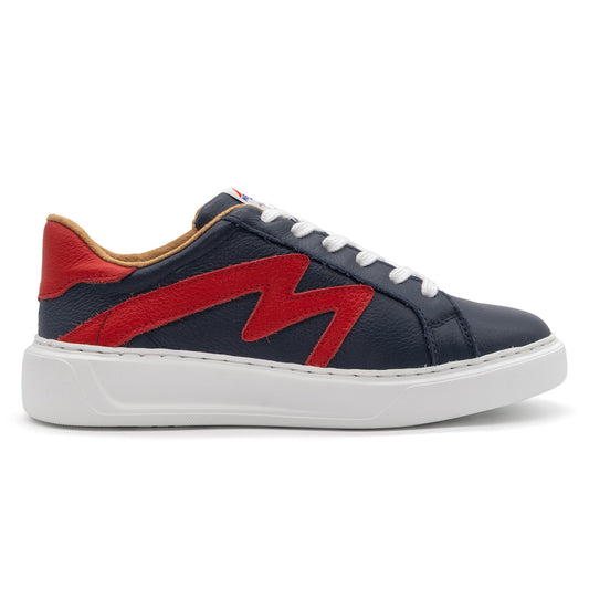 601 Two-Tone | Navy + Red Berry