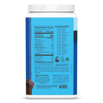 Warrior Blend Organic Protein - Chocolate