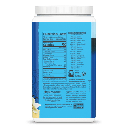 Warrior Blend Organic Protein - Vanilla