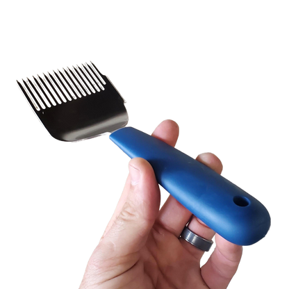 Uncapping Scratcher with Rubber Handle