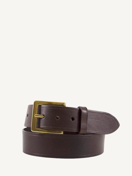 Brown Leather Jean Belt | 40mm Width