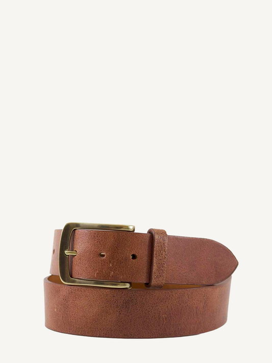 Cognac Distressed Leather Belt | 1 1/2" Width
