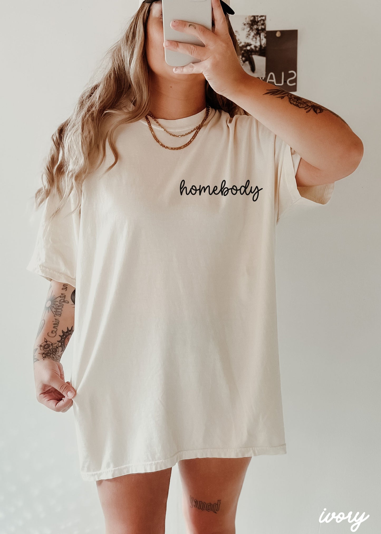 Homebody Cursive Tee *10 Colors (S-3X)