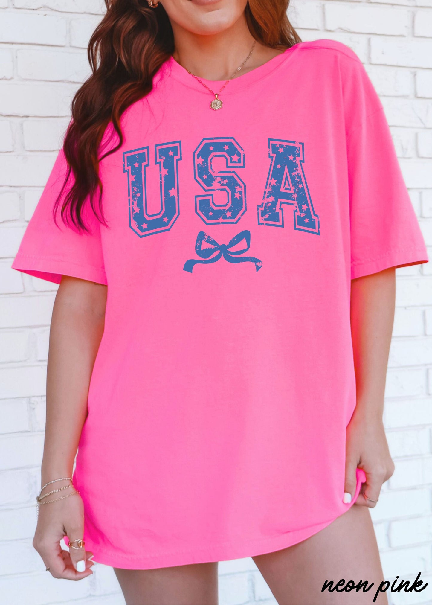 USA Star Coquette Tee *10 Colors (S-3X)