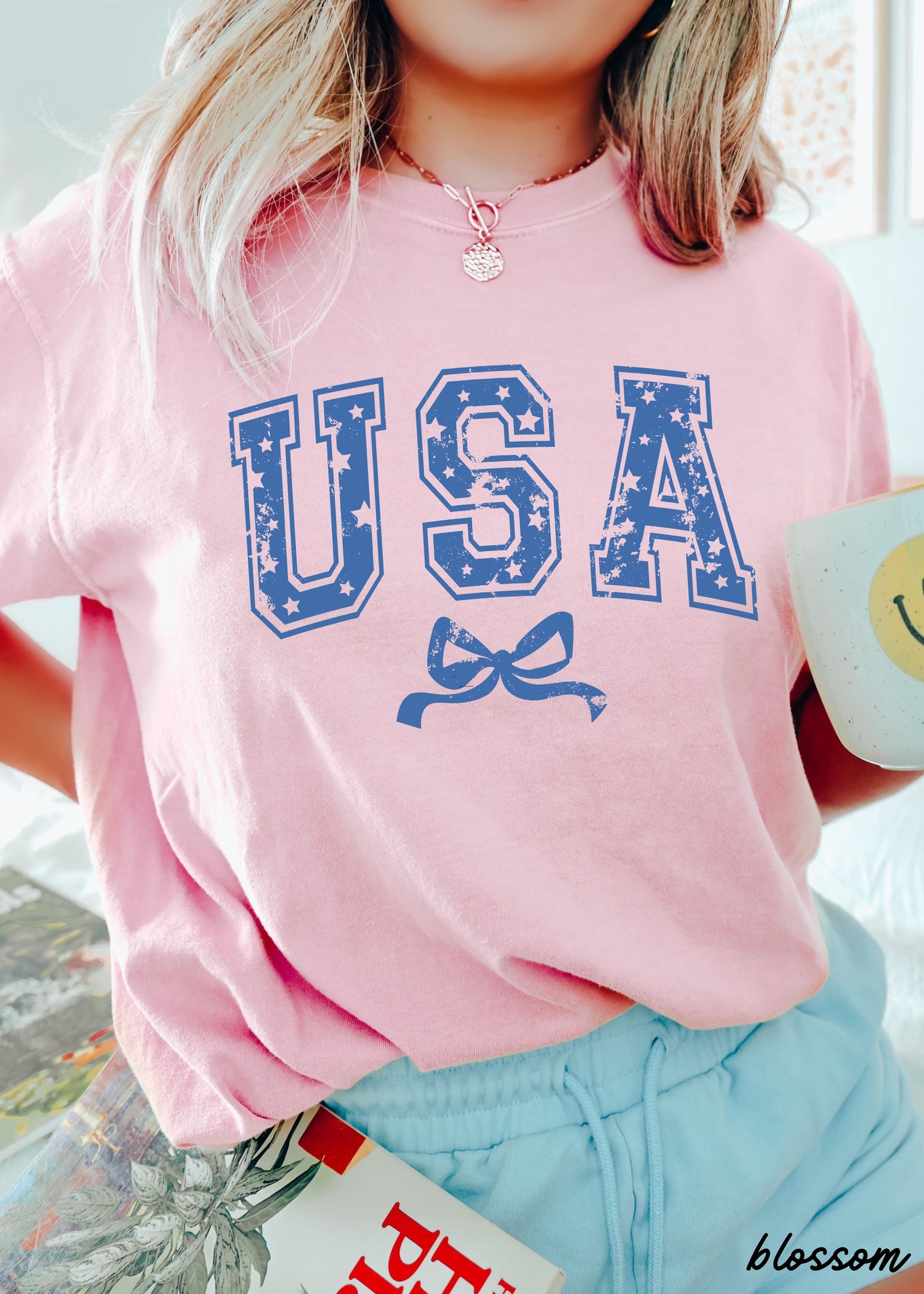 USA Star Coquette Tee *10 Colors (S-3X)