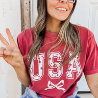 USA Star Coquette Tee *10 Colors (S-3X)