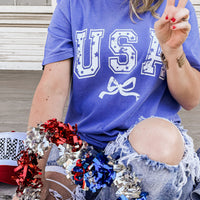 USA Star Coquette Tee *10 Colors (S-3X)