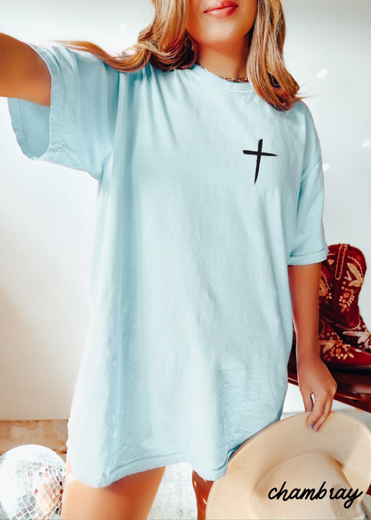 Pocket Cross Comfort Colors Tee *16 Colors (S-3X)