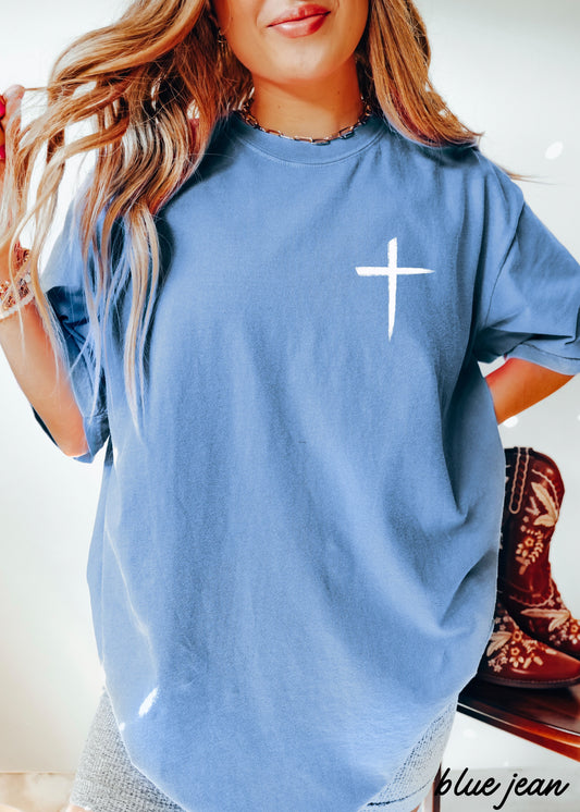 Pocket Cross Comfort Colors Tee *16 Colors (S-3X)