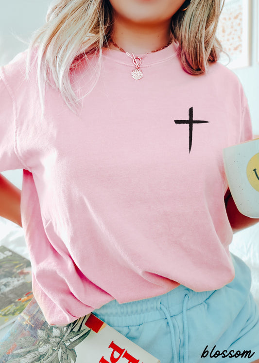 Pocket Cross Comfort Colors Tee *16 Colors (S-3X)