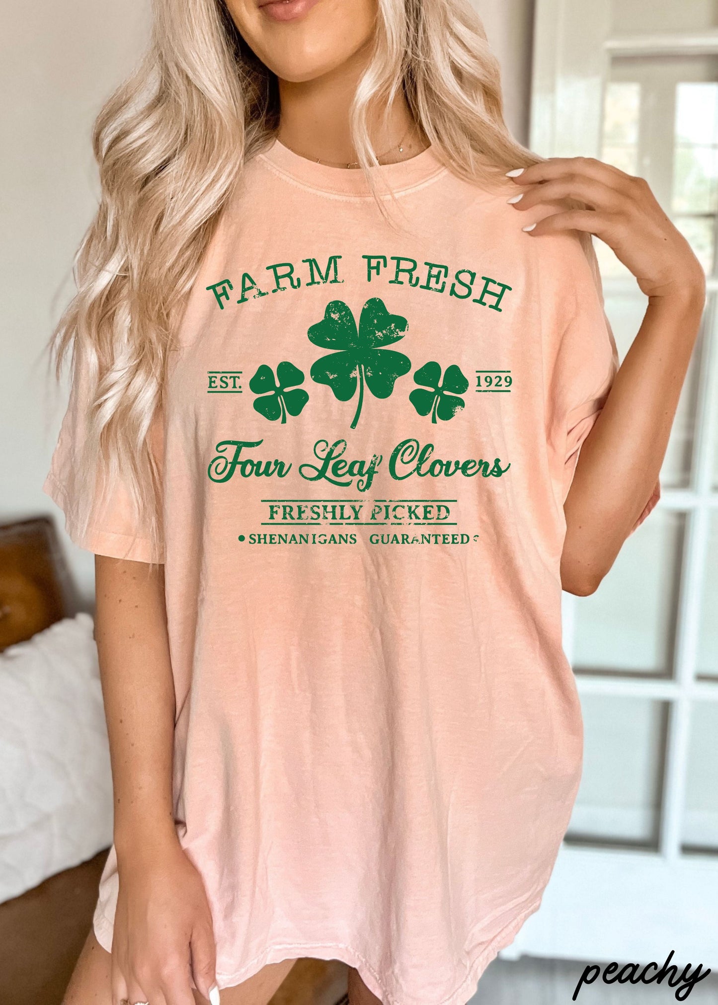 Farm Fresh Clovers Comfort Colors Tee *5 Colors (S-3X)