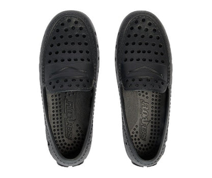 Kids Prodigy Black Asphalt Loafers