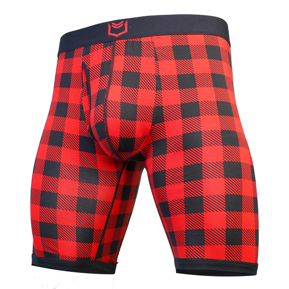 SHEATH V Bamboo Men's 8" Sports Performance Boxer Brief
