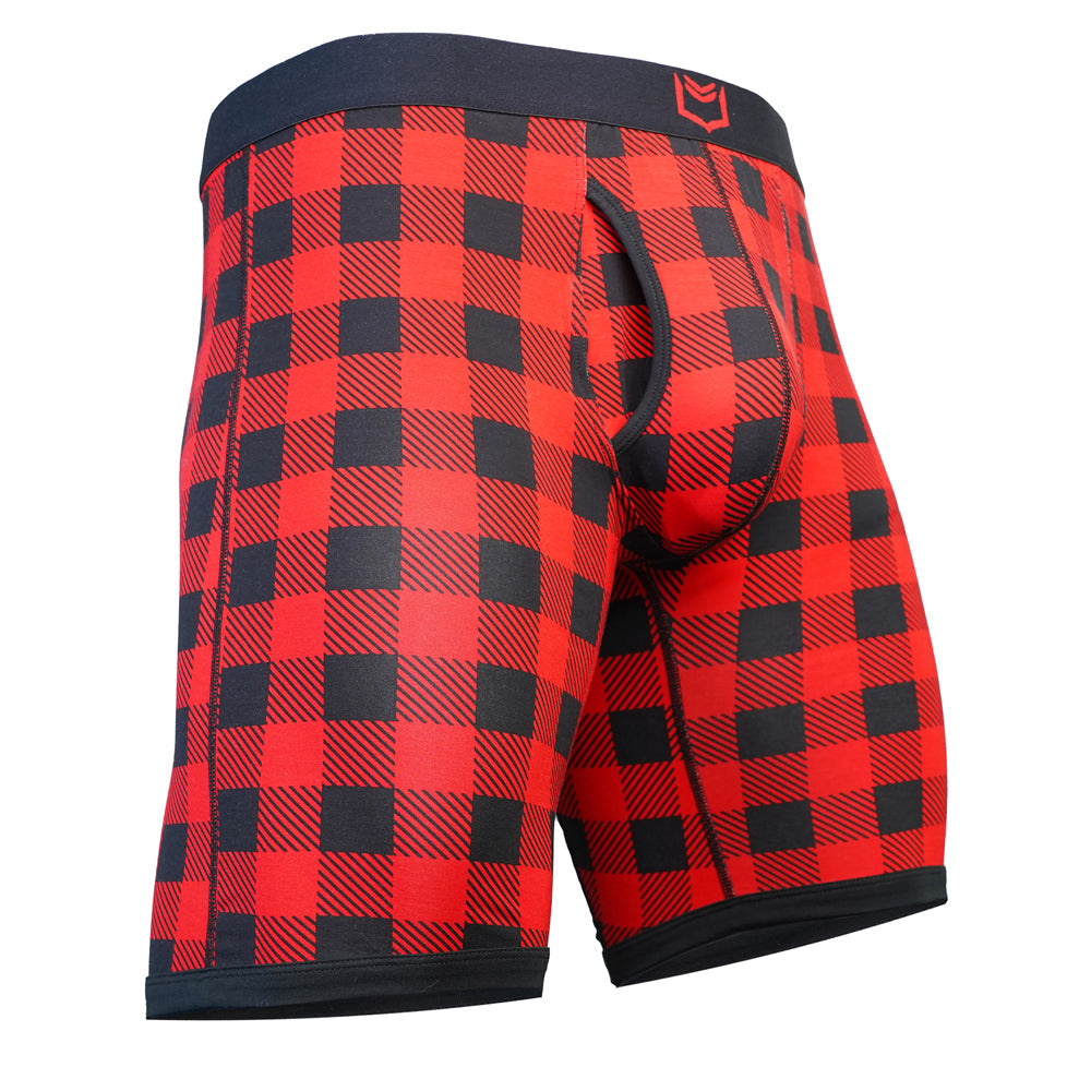 SHEATH V Bamboo Men's 8" Sports Performance Boxer Brief