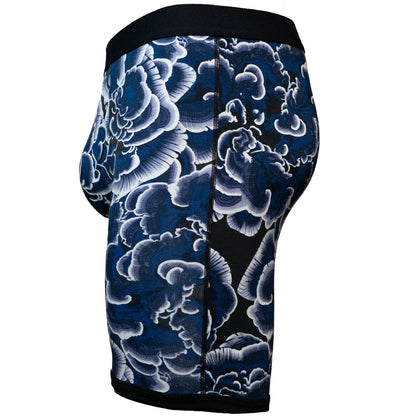 SHEATH V Bamboo Trametes Men's 8" Sports Performance Boxer Brief