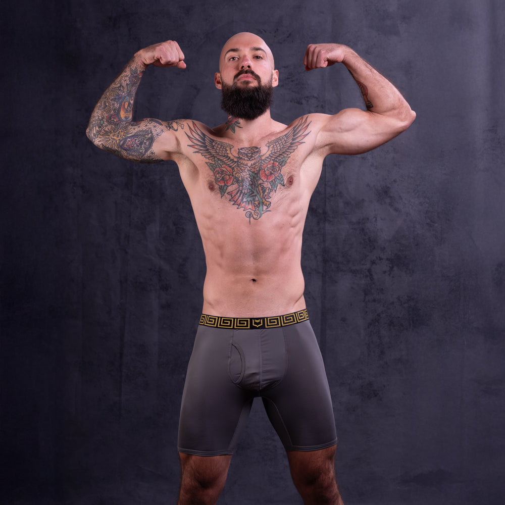 SHEATH V AirFlow 8" Sports Performance Boxer Brief 3 Pack