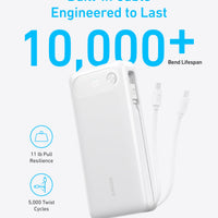 Anker Power Bank (20K, 87W, Built-In USB-C Cable)