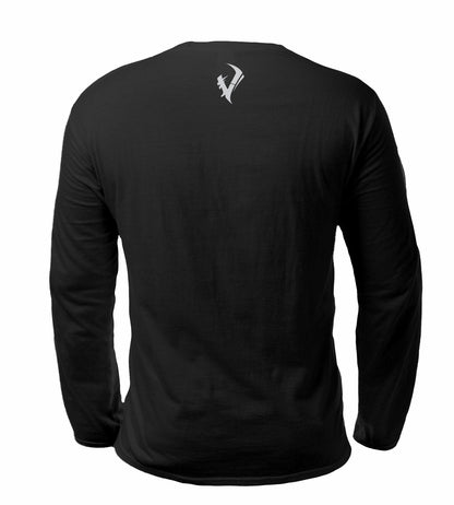 Vycah Vintage Flag Long Sleeve - Black