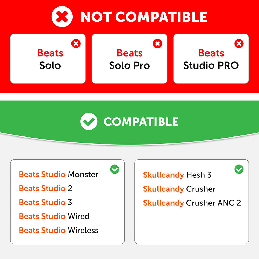 Beats Studio 2 & 3 Earpad Sweat Covers - WC SweatZ Studio