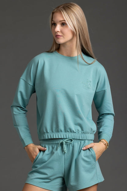 Carefree Cropped Crew Neck
