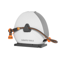 Ground-Mounted Retractable Hose Reel 82ft-130ft