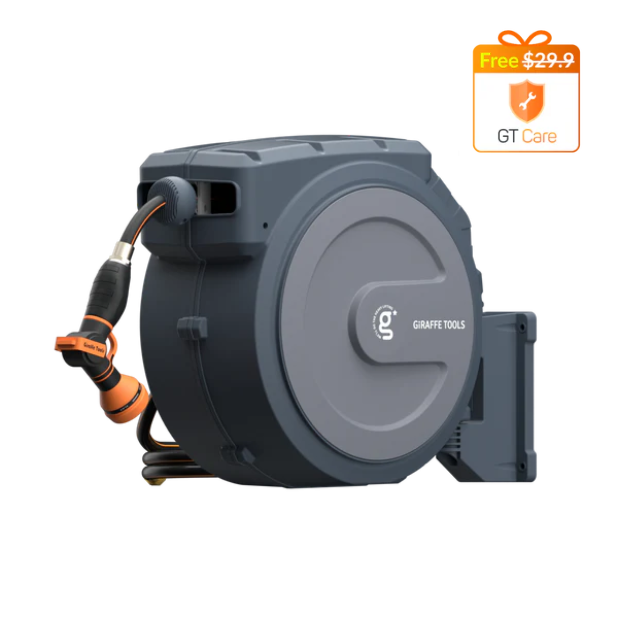 Retractable Garden Hose Reel 62ft-155ft