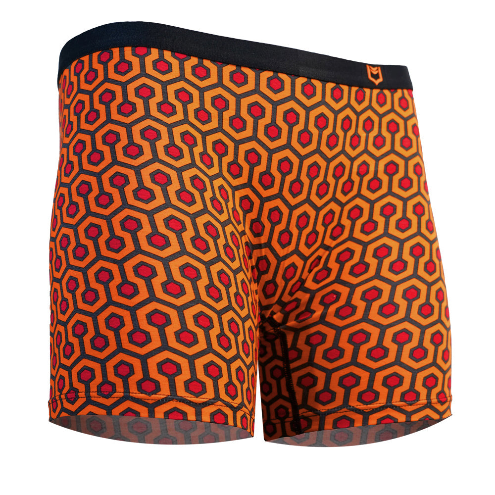 SHEATH Women's Bamboo Hexagon Long Leg Boxer Brief