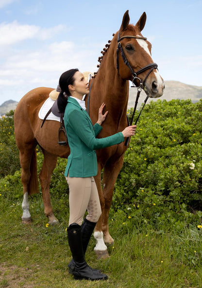 Kelly Green Mesh Show Jacket
