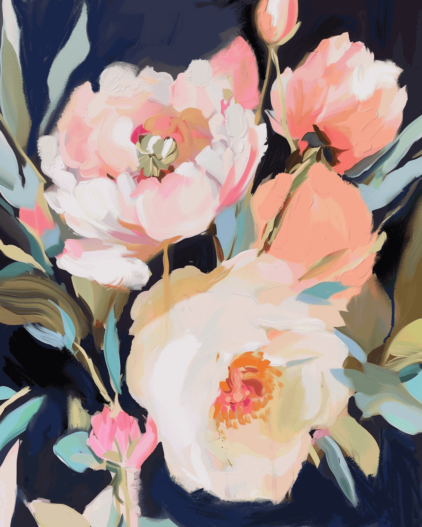 When Spring Fell in Love Art Print – Romantic, Blooming Wall Decor