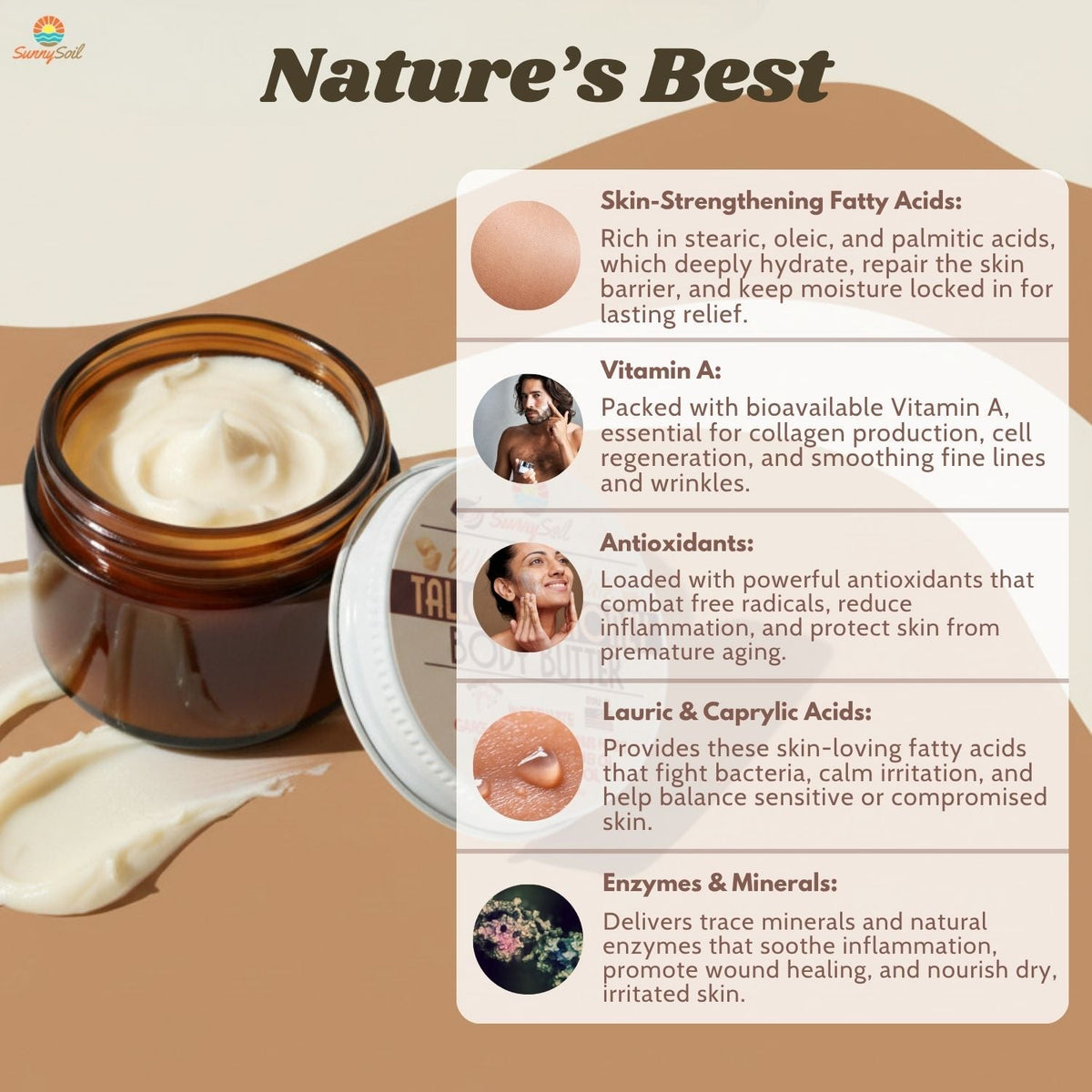 White Chocolate Tallow & Honey Body Butter (2oz)