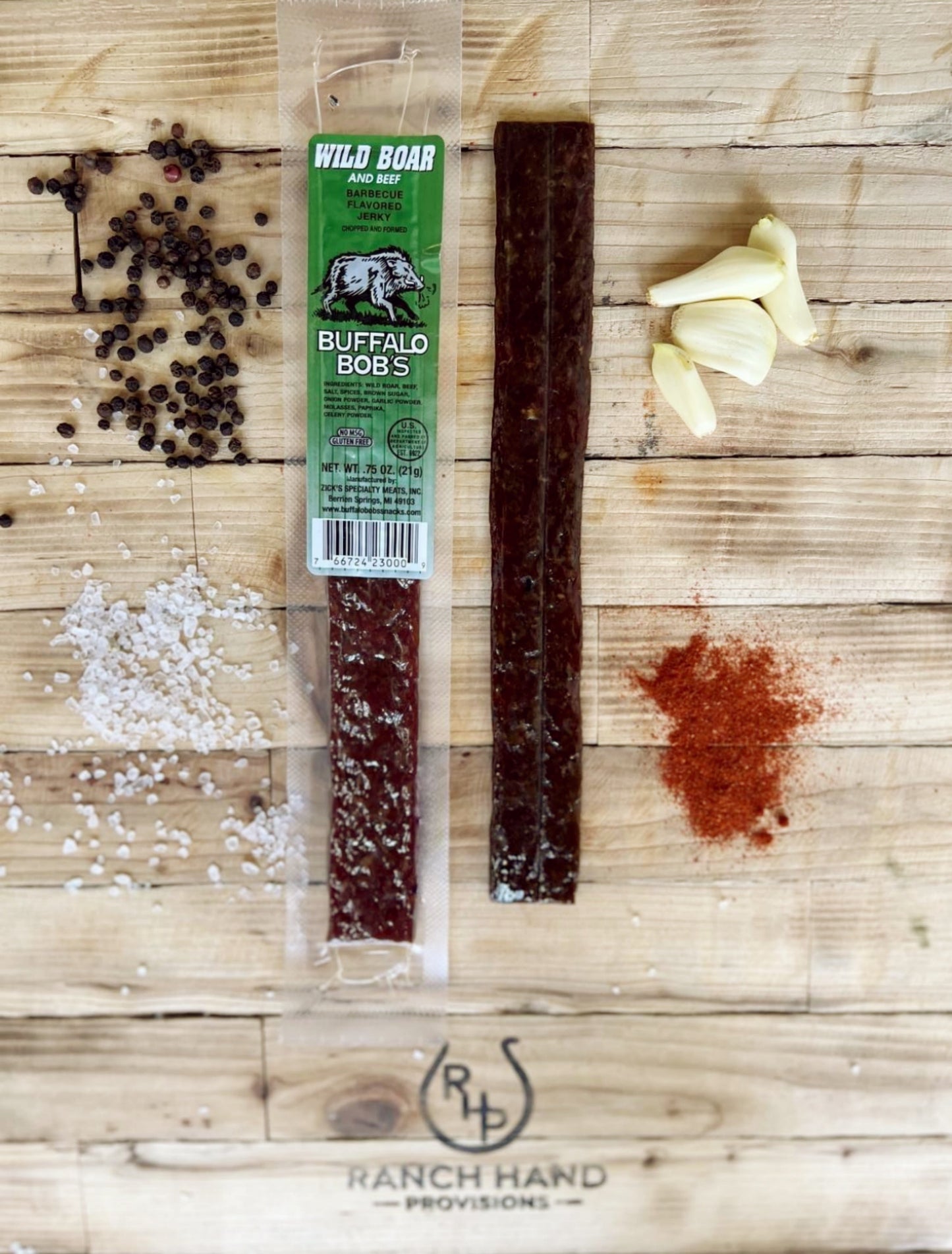 Wild Boar Jerky — BBQ Style