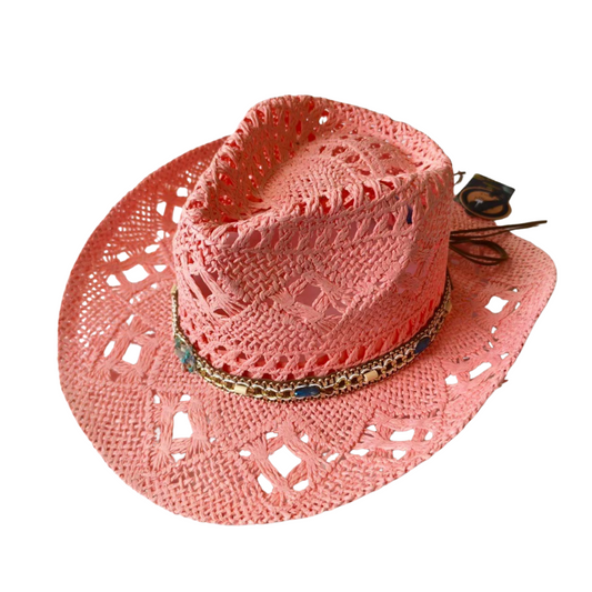 Wide-Brim Straw Hat – Lightweight & Coastal Style