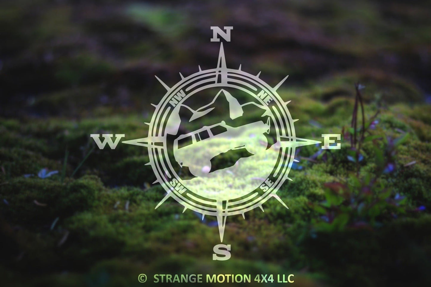 Compass Vinyl Decal for Cherokee XJ | 38