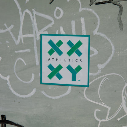 XX-XY Athletics Logo Sticker