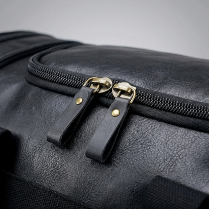 Men’s Leather Duffel Bag – Carry-On Travel 40L Travel
