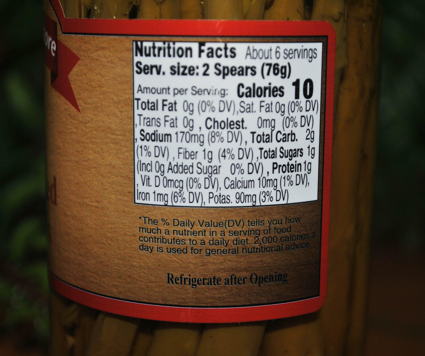Old-Fashioned Zesty Pickled Asparagus (16oz) | Amish Country Store